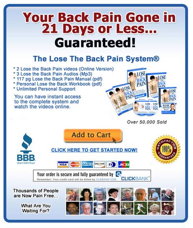 lose the back pain system review